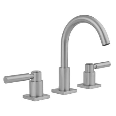Jaclo Uptown Contempo Faucet with Square Escutcheons & Lever Handles