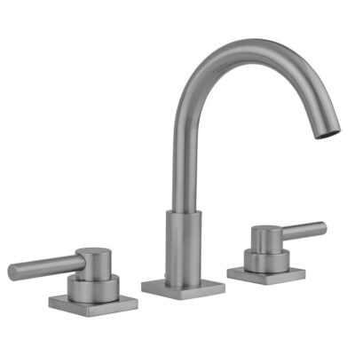Jaclo Uptown Contempo Faucet with Square Escutcheons & Low Lever Handles -1.2 GPM