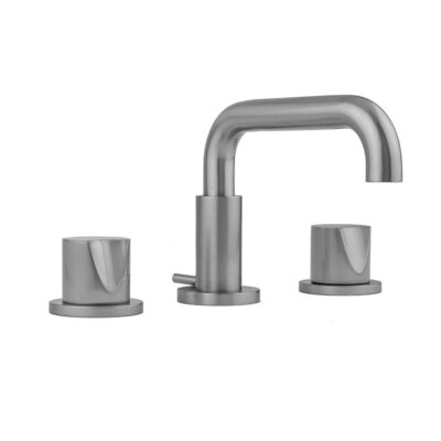 Jaclo Downtown Contempo Faucet with Round Escutcheons & Thumb Handles- 0.5 GPM
