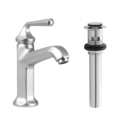 Jaclo Hex Single Hole Faucet with Push Top Drain