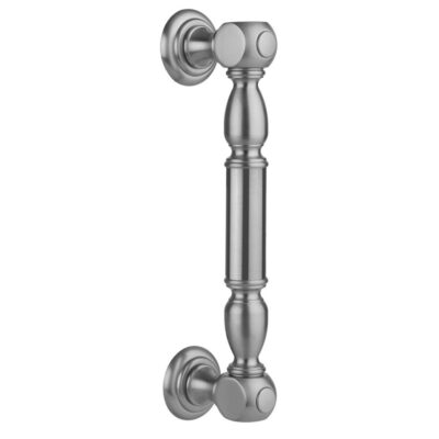 Jaclo 16'' H20 Front Mount Shower Door Pull with Finials
