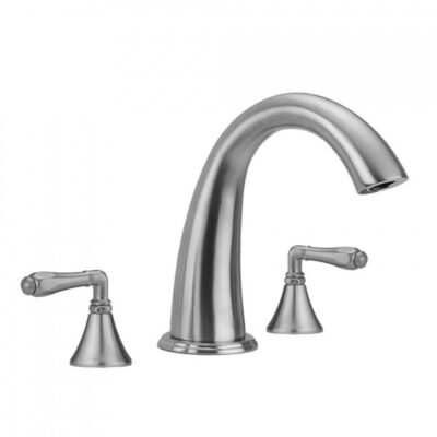 Jaclo Cranford Roman Tub Set with Smooth Lever Handles