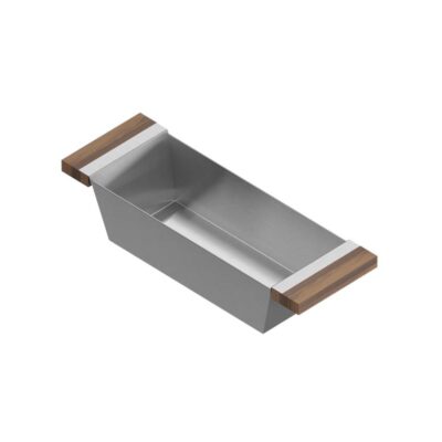 Home Refinements by Julien Bin For 17In Sink, Walnut Handles, 6X18X4-1/4