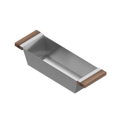 Home Refinements by Julien Bin For 18In Sink, Walnut Handles, 6X19X4-1/4