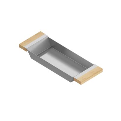 Home Refinements by Julien Tray For 16In Sink, Maple Handles, 6X17X2-1/4