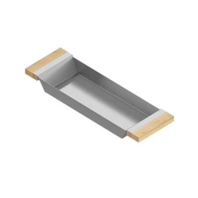 Home Refinements by Julien Tray For 18In Sink, Maple Handles, 6X19X2-1/4