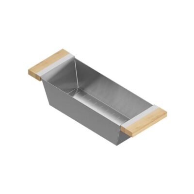 Home Refinements by Julien Colander For 17In Sink, Maple Handles, 6X18X4-1/4