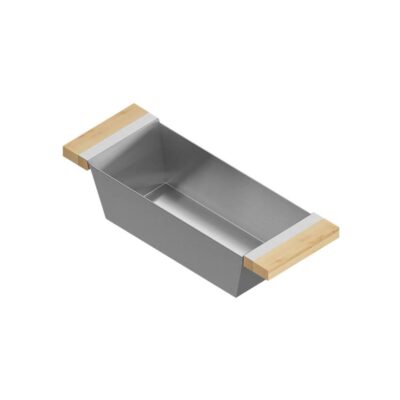 Home Refinements by Julien Bin For 16In Sink, Maple Handles, 6X17X4-1/4