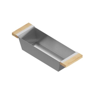 Home Refinements by Julien Bin For 18In Sink, Maple Handles, 6X19X4-1/4