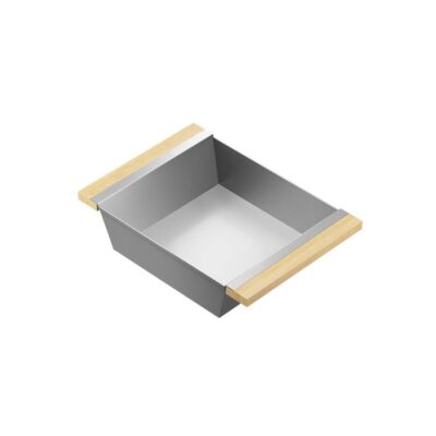 Home Refinements by Julien Bin For 18In Sink, Maple Handles, 12X19X4-1/4