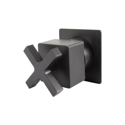 Lacava TRIM ONLY - 3-Way diverter valve GPM 10 (43.5 PSI) with square back plate and cross handle