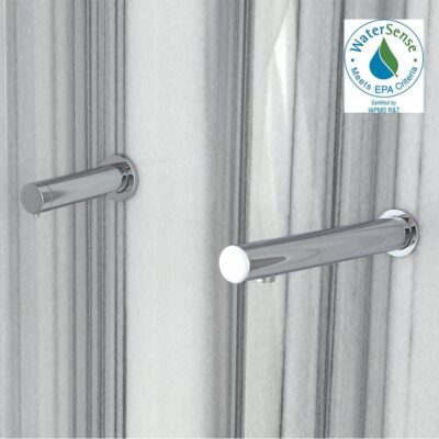 Lacava Wall-mount electronic Bathroom Sink faucet for cold or premixed water.