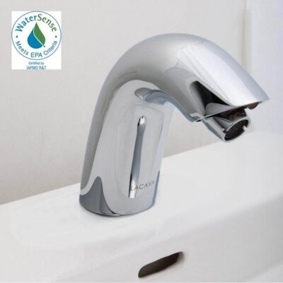 Lacava Electronic Bathroom Sink faucet for cold or premixed water. Recommended mixing valves sold separately: EX20A or EX25A. SPOUT: 4 1/4'', H: 5''.