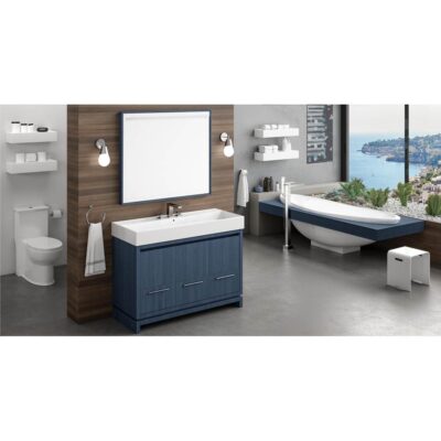 Lacava Wall-mounted or vessel porcelain washbasin with overflow