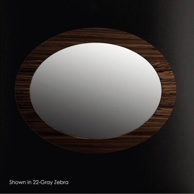 Lacava Wall-mounted mirror in wood frame, W: 27 3/4'' D: 1'' H: 35 1/2