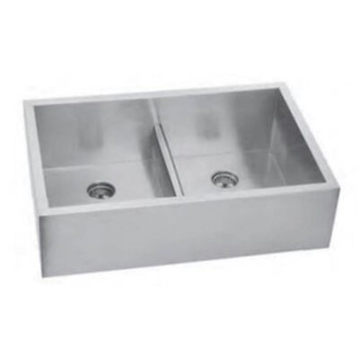 Lenova Low Divider Double Bowl Apron Farm House Sink