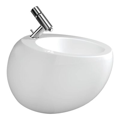 Laufen Wall-hung Bidet, With Concealed Overflow, Incl. Ceramic Waste Cover