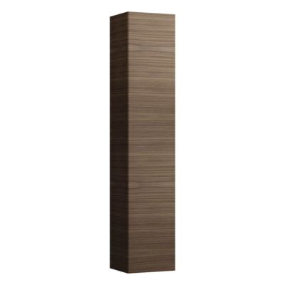 Laufen Tall Cabinet made of aluminum, 1 door, door hinge right, 5 shelves each in the box and door