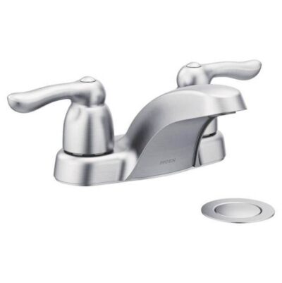 Moen Brushed chrome two-handle bathroom faucet