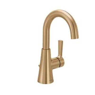 Moen Bronzed gold (bzg) one-handle bathroom faucet