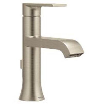 Moen Brushed nickel one-handle bathroom faucet