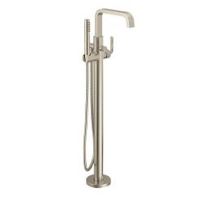 Moen Brushed Nickel One-Handle Tub Filler Includes Hand Shower