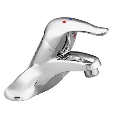 Moen Chateau Single Handle Bathroom Faucet Without Drain Assembly, Chrome