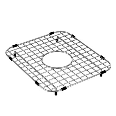Moen Center Drain Bottom 14'' X 12'' Sink Grid, Stainless Steel