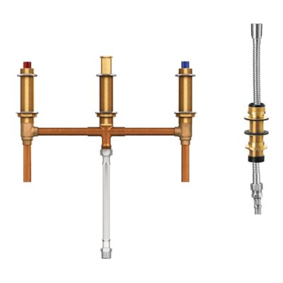 Moen Roman Tub with Hand Shower Diverter, Installs on 10-Inch Centers, 1/2-Inch CC Connection