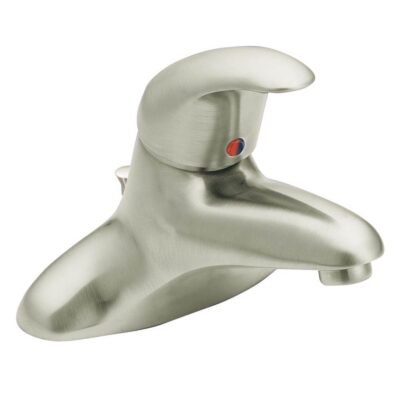 Moen Brushed nickel one-handle lavatory faucet