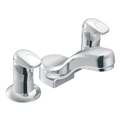 Moen Chrome two-handle metering lavatory faucet