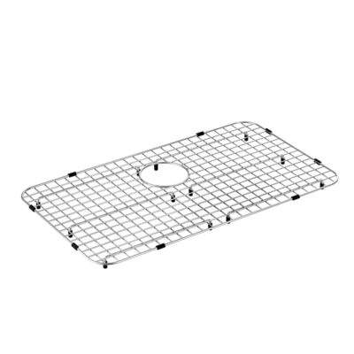 Moen Stainless Steel Rear Drain Bottom Grid Sink Accessory 27 x 16, Stainless