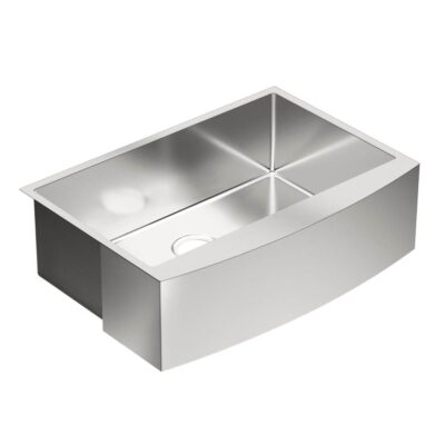 Moen 1800 Series 30-Inch X 21-Inch Stainless Steel 18 Gauge Single Bowl Farmhouse Kitchen Sink