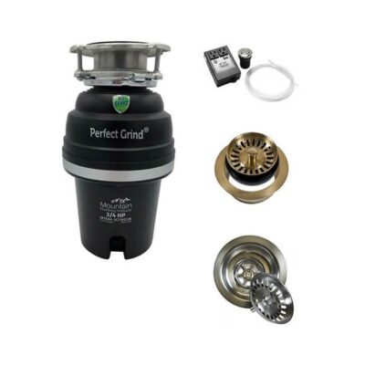 Mountain Plumbing Disposer/Flange Kit for Double Bowl