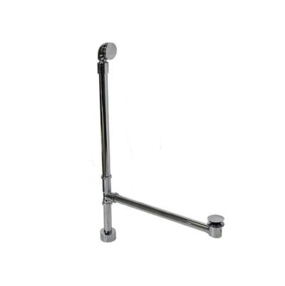 Mountain Plumbing Exposed Bottom Outlet Bath Waste & Overflow with Swivel Neck & EZ-Click™ Drain (Extended)