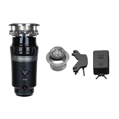 Mountain Plumbing Batch Feed Waste Disposer System Kit with 3-Bolt Mount 3/4 HP Disposer