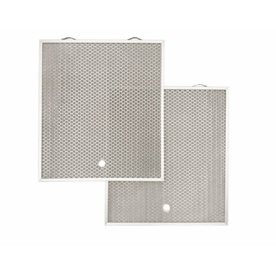 Broan Nutone Micro Mesh Aluminum Filter Type D3, 15.725'' X 16.875'' X 0.375'', Fits Select Range Hood Models, (2-Pack)