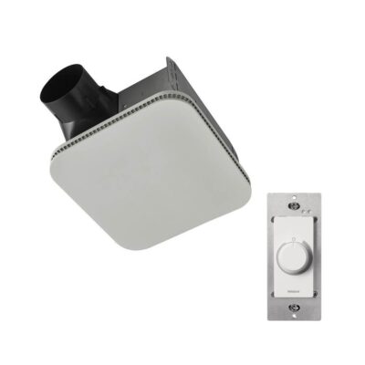 Broan Nutone Broan Roomside 110 cfm, 1.0 Sone Fan CleanCover Energy Star with Infinitely Adjustable Speed Control Switch