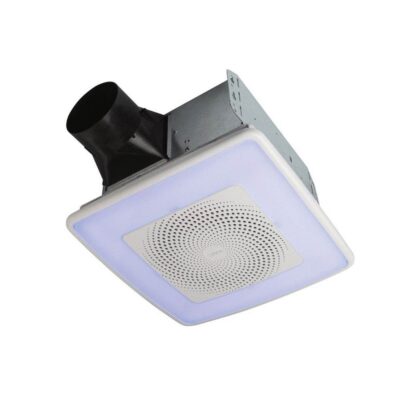 Broan Nutone ChromaComfort 110 CFM 1.5 Sones Ventilation Fan Light 24 Color Selectable LED Energy Star