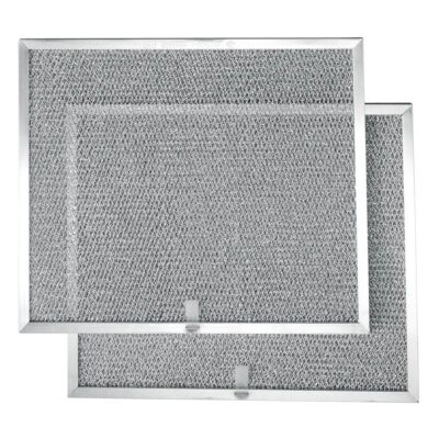 Broan Nutone Genuine Replacement Aluminum Filter For Range Hoods, 14-1/4'' X 11-7/8'', Fits Select Models, 2-Pack