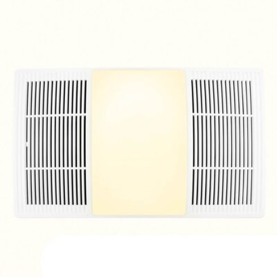 Broan Nutone 100/110 Cfm Size Heater Exhaust Cover Upgrade With Dimmable Led And Color Adjustable Cct Lighting
