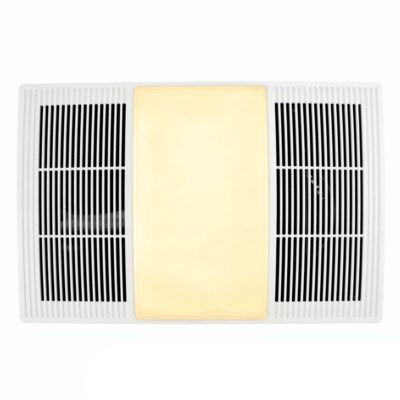 Broan Nutone 70/80 Cfm Size Heater Exhaust Cover Upgrade With Dimmable Led And Color Adjustable Cct Lighting