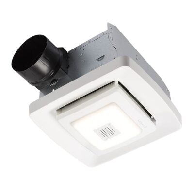 Broan Nutone NuTone® Bluetooth® Speaker Bath Exhaust Ventilation Fan w/ LED Light, 80 CFM