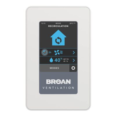 Broan Nutone Main Wall Control, Advanced Touchscreen
