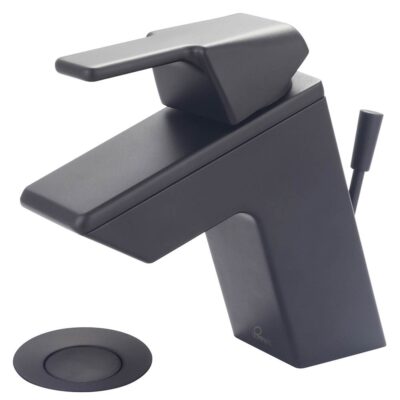 Olympia LAV-1-HOLE SINGLE LVR HDL W/50/50 POP-UP DRAIN 3/8'' FLEX-MB