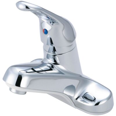 Olympia LAV-4'' SINGLE METAL LOOP HDL WITH POP-UP HOLE COVER-CP