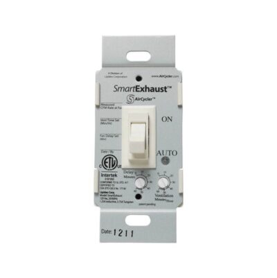Panasonic Panasonic SmartExhaust Programmable Fan/Light Switch with Timer and Wall Control, FV-WCPT1-W, White