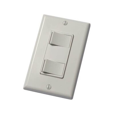 Panasonic Panasonic EcoSwitch 2-Function On/Off Wall Switch for Exhaust Fan and Light, FV-WCSW21-W, Almond