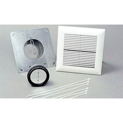 Panasonic Panasonic Installation Kit for In-line Fans and ERVs, 4'' Duct Single Inlet with Grille, FV-NLF04G