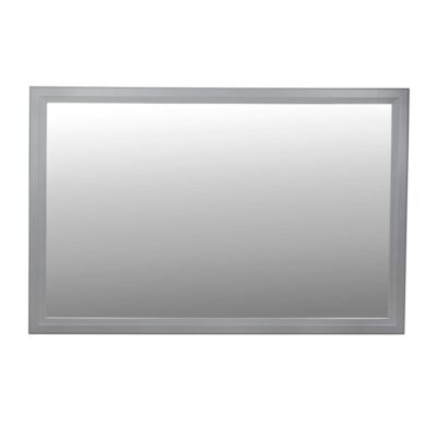 Ronbow 60'' Reuben Solid Wood Framed Bathroom Mirror in Empire Gray